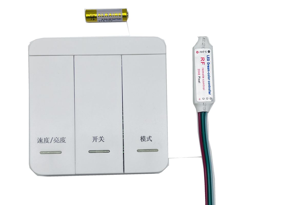 Mini Monochrome Streaming Controller Rf Wireless Remote Control 12v White Light Running Horse