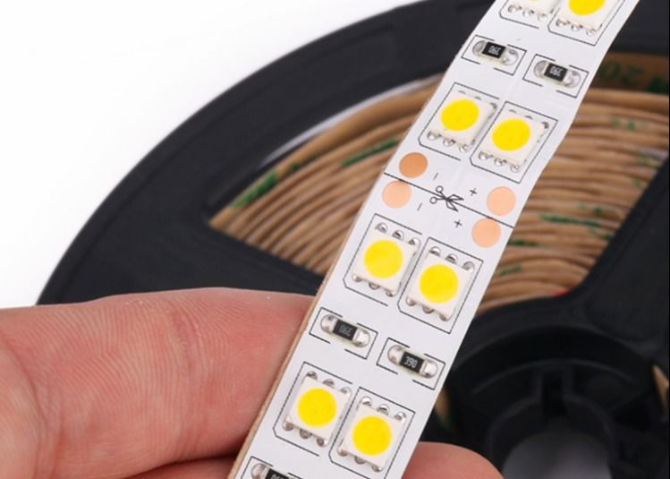 12V DC IP67 Single Color Led Strip 5050 Double Row 120LED