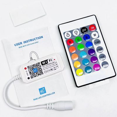 24 Keys LED Strip Smart Controller With Smartphone WiFi APP Remote Control