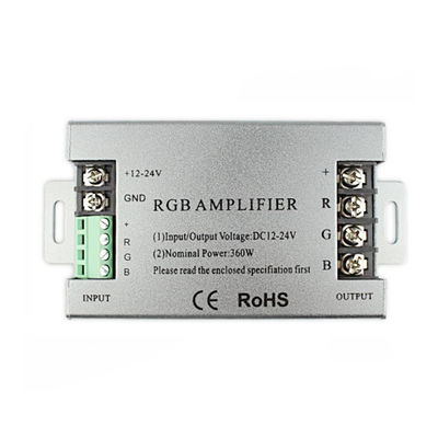 Aluminum Shell LED Signal Power Amplifier RGB Dimming 30A 150W 360W 720W