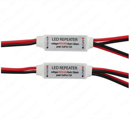 Mini LED Amplifier 12V , RGB LED Repeater For Monochrome Light Strip