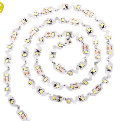 OEM 2835 S Shape LED Strip  , White LED Rope Lights 60leds/M For Advertising Signs